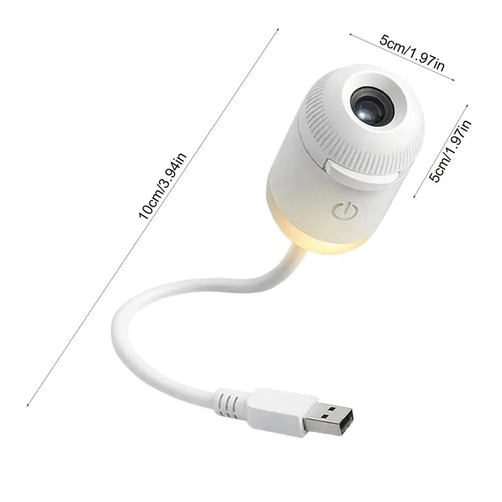 Galaxy Projector 2-in-1 Starry Sky Night Light - USB LED for Bedroom & Gaming Room
